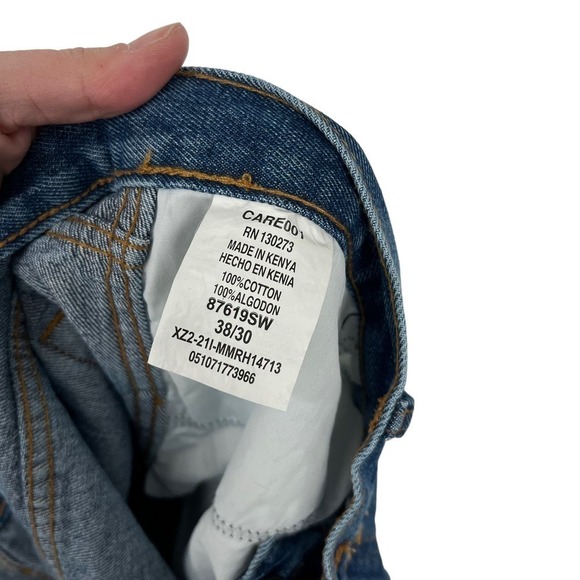 Vintage Rustler 38x30 Jeans Straight Leg Regular Fit Medium Wash Men’s - Picture 8 of 9